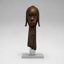 Fang, Bieri reliquary guardian head, carved wood