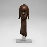 Fang, Bieri reliquary guardian head, carved wood