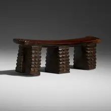 Zulu, Headrest, carved wood