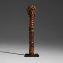 Ovimbundu, Prestige staff, carved wood