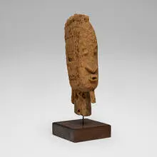Dogon, Ancestor portrait, carved wood