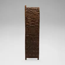 Nupe, Door, carved wood