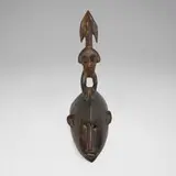 Bamana, Helmet mask, carved wood