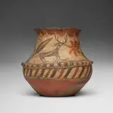 Zia Pueblo, Polychrome Olla (water jar), slip-decorated and painted earthenware
