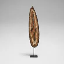 Garra mask by Hunstein Mountains, carved wood, pigment, sold Aug 2026