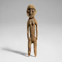 Nogwi figure by Kwoma, carved wood, sold Aug 2026