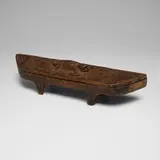 Bushongo, Ngedi mu Ntey (cosmetic box), carved wood