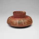 Chorrera, Vessel, slip-decorated, burnished, and incised earthenware