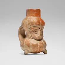 Colima, Effigy vessel, earthenware