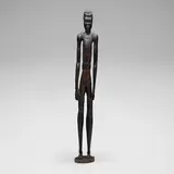 Likely Makonde, Colon figure, carved ebony
