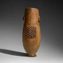 Zulu, Ithunga (milk pail), carved wood