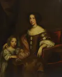 Sir Peter Lely, Untitled, in a carved giltwood Lely frame