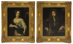Untitled by Nicolaes Maes, oil on canvas 48 x 37cm (2), sold Jun 2024