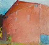 Wolf Kahn, The red barn