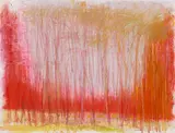 Wolf Kahn, Red and spindly