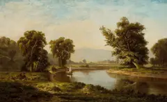 William Lewis Marple, Northern California, 1870, oil on canvas