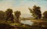 William Lewis Marple, Northern California, 1870, oil on canvas