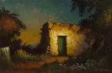 Will Sparks, Eve at Santa Fe, New Mexico, oil on panel