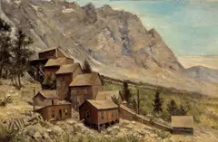 C.L. Dyer, Jackson and Lake View Mills, 1894, oil on canvas
