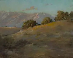 Quiet afternoon glow by J. Bond Francisco, oil on canvas, offered Aug 2010