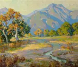 Benjamin Brown, A California autumn, oil on canvas