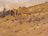 Charles A. Fries, Adobe near Old Town