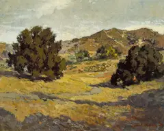 Emil Kosa, Sr., Summer colors, oil on canvas