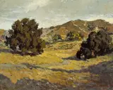 Emil Kosa, Sr., Summer colors, oil on canvas