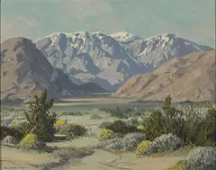Carl Sammons, Chino Canyon, Palm Springs; Smoke Trees, La Quinta Canyon, Palm Springs (a pair), first
