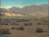 Leland Curtis, Owens Valley, oil on canvas