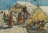 Donald Teague, A market near Fez