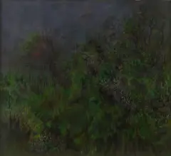 Loren MacIver, Mosses, 1951, oil on canvas