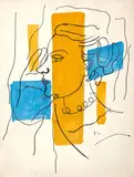 Fernand Léger, A Christiane, c. 1952, ink, gouache and pencil on paper