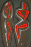 Alexander Archipenko, Two Figures