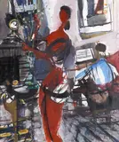Zygmunt Menkes, Untitled (Room interior scene)