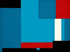 Nassos Daphnis, #1-A-92, 1992, oil on canvas