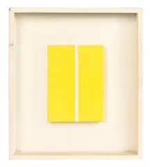 Nassos Daphnis, S-4-60, 1960, plastic paint on wood construction