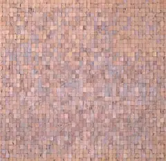Robert Courtright, Untitled (Pale Madder), 1977, paper collage on panel