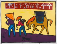 Rémi Blanchard, Untitled, 1986, acrylic on canvas