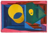 Al Held, Apus XXIII, 1988, watercolor on paper