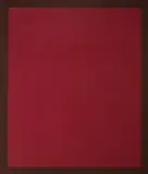Peter Joseph, Magenta with Brown Border, 1979; Past Traces Chart II, 1983 (2), oil on canvas