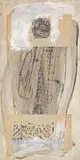 Untitled by Jean-Michel Basquiat, 1981, charcoal, oil stick, acrylic and photocopy paper collage on panel, sold May 2010