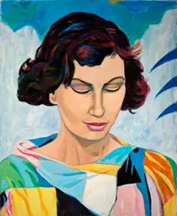 Michael Kovner, Portrait of the artist's wife, oil on canvas