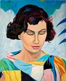 Michael Kovner, Portrait of the artist's wife, oil on canvas