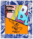 John Matos, Untitled, 1995, acrylic on canvas in artist's frame