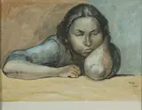Francisco Zúñiga, Elena descansando (double-sided)