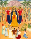 Rigaud Benoit, Nativity, c. 1950, oil on masonite