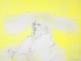 Rafael Coronel, Untitled, pencil and watercolor on paper laid on paper board