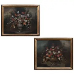 Naturalezas muertas con flores by Anónimo, Óleo sobre tela, offered Jun 2022