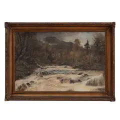 John Henry Oswald, Firmado y fechado, 1844, Óleo sobre tela
